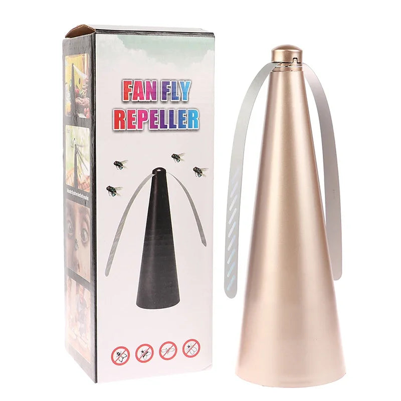 Portable Fly Repeller Table Fan – USB/AA Powered Insect Deterrent for Indoor & Outdoor Use