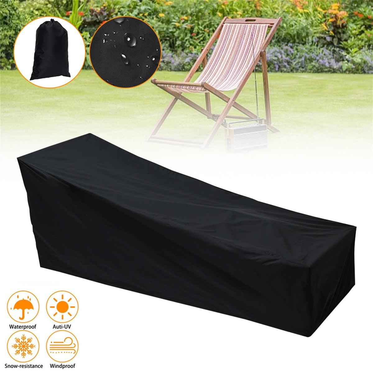 Waterproof Sun Lounger Cover – Outdoor Recliner Protection