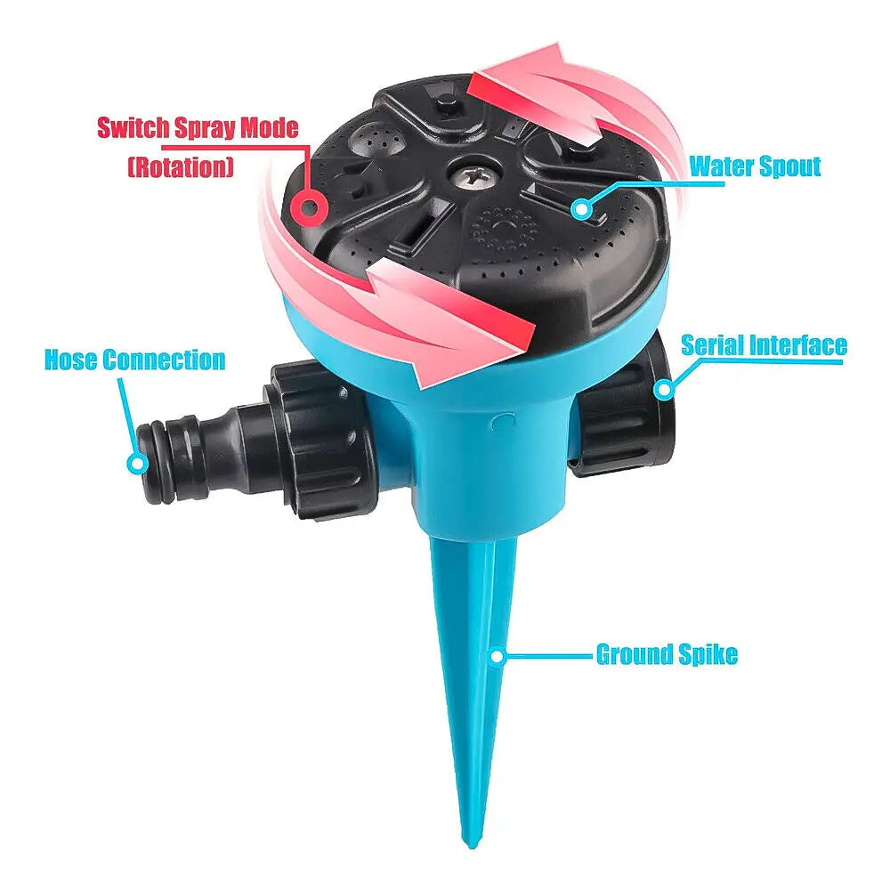 360° Auto Rotation Garden Sprinkler
