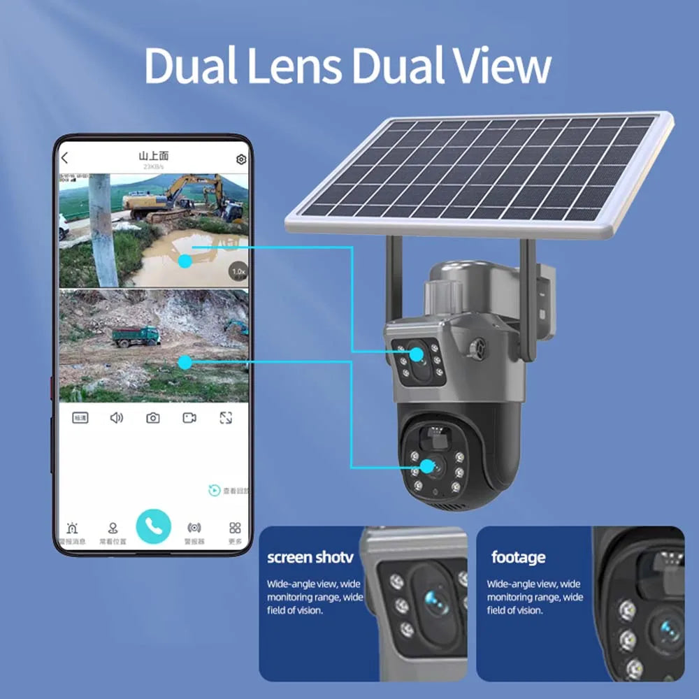 8MP 4K Solar Security Camera