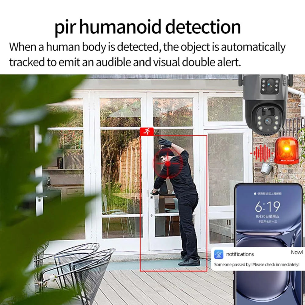 8MP 4K Solar Security Camera