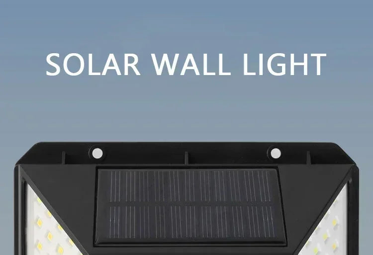 LED Solar Motion Sensor Outdoor Garden Light