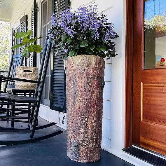 Tall Rustic Farmhouse Porch Planter Stand