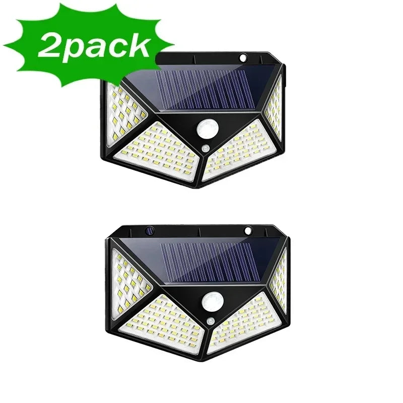LED Solar Motion Sensor Outdoor Garden Light