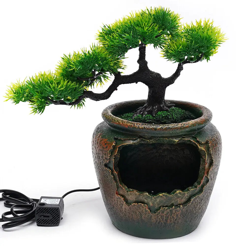 Desktop LED Zen Waterfall Fountain