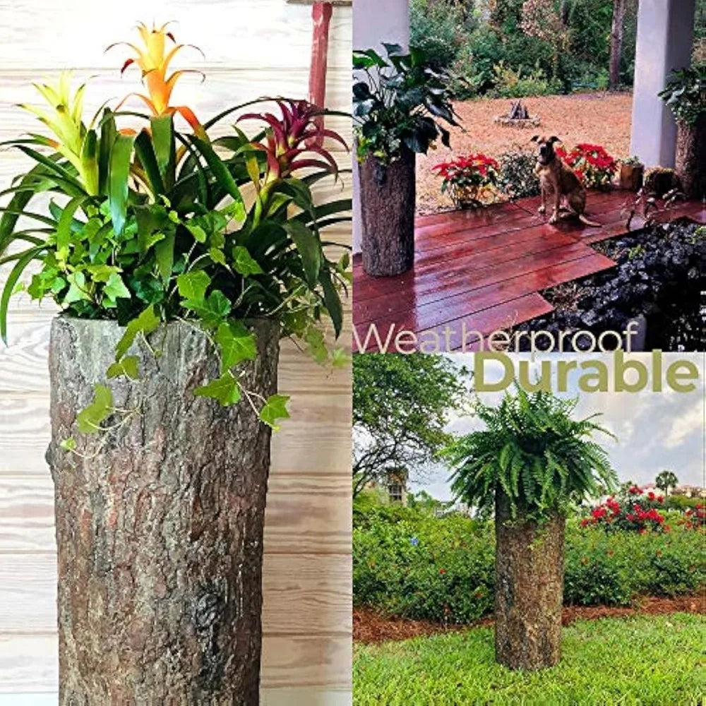 Tall Rustic Farmhouse Porch Planter Stand
