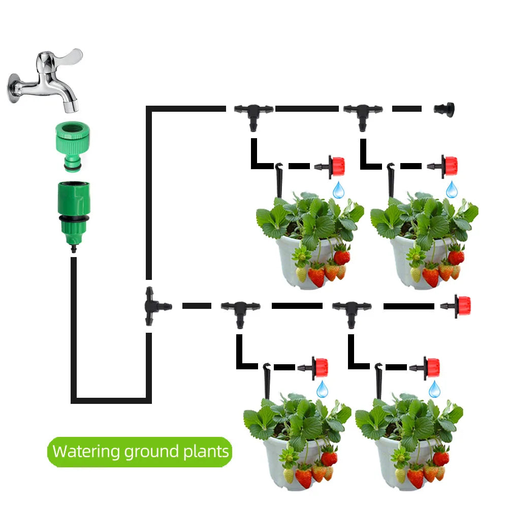 Automatic Drip Irrigation Watering System with Timer