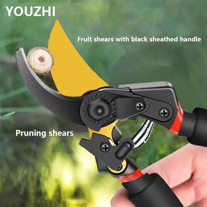 Garden Pruner Shears with SK5 Steel Blade