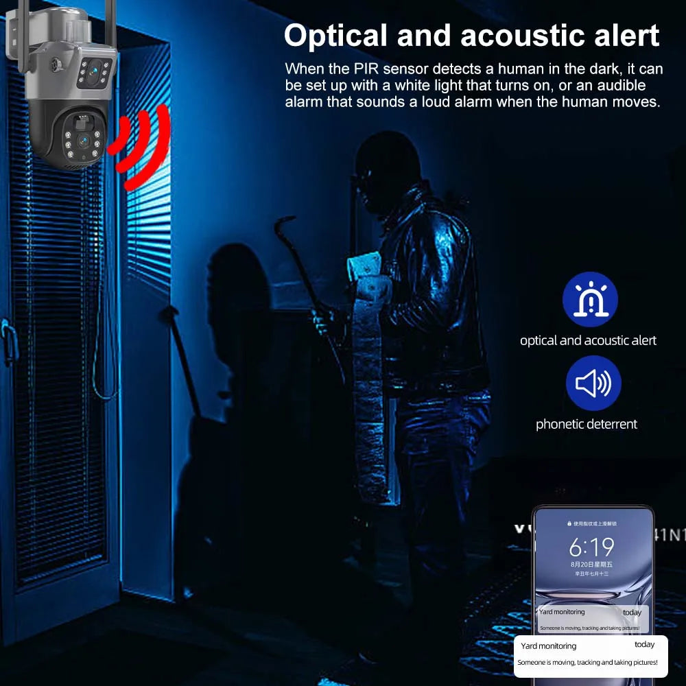 8MP 4K Solar Security Camera