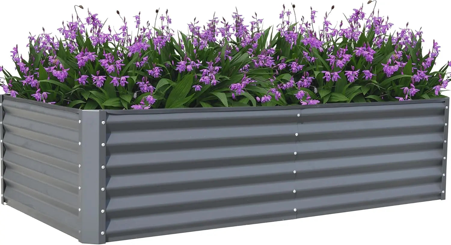 Domi Galvanized Large Raised Garden Bed