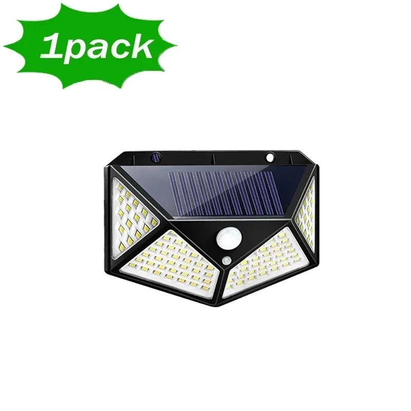 LED Solar Motion Sensor Outdoor Garden Light