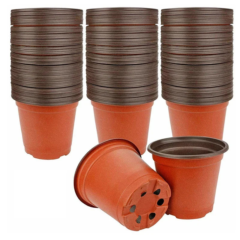 75pcs Flexible Nursery Seedling Pots for Succulents & Plants