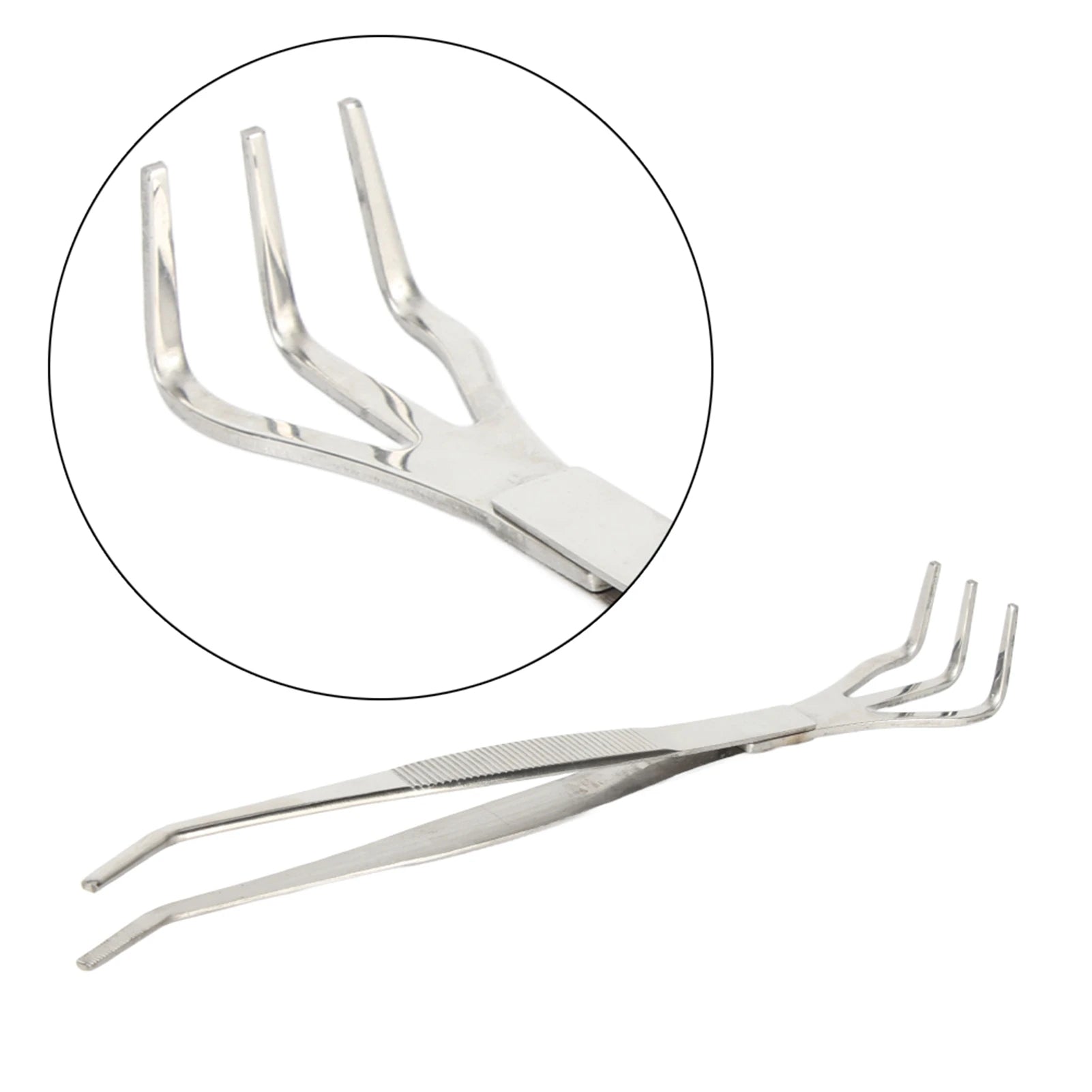 2-in-1 Stainless Steel Bonsai Root Rake & Tweezers