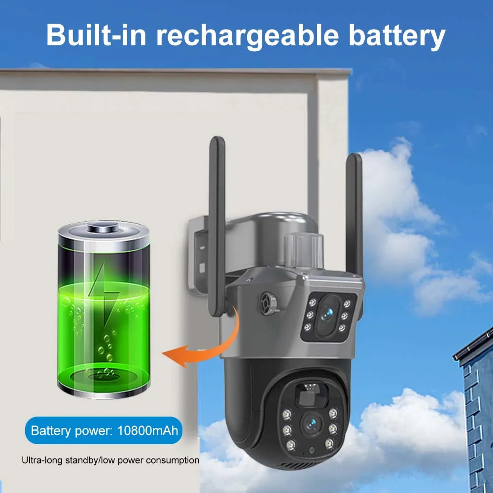 8MP 4K Solar Security Camera