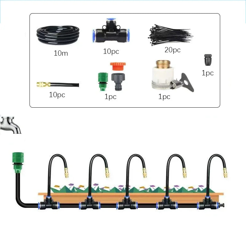 5-20M Automatic Rotating Copper Sprinkler Kit