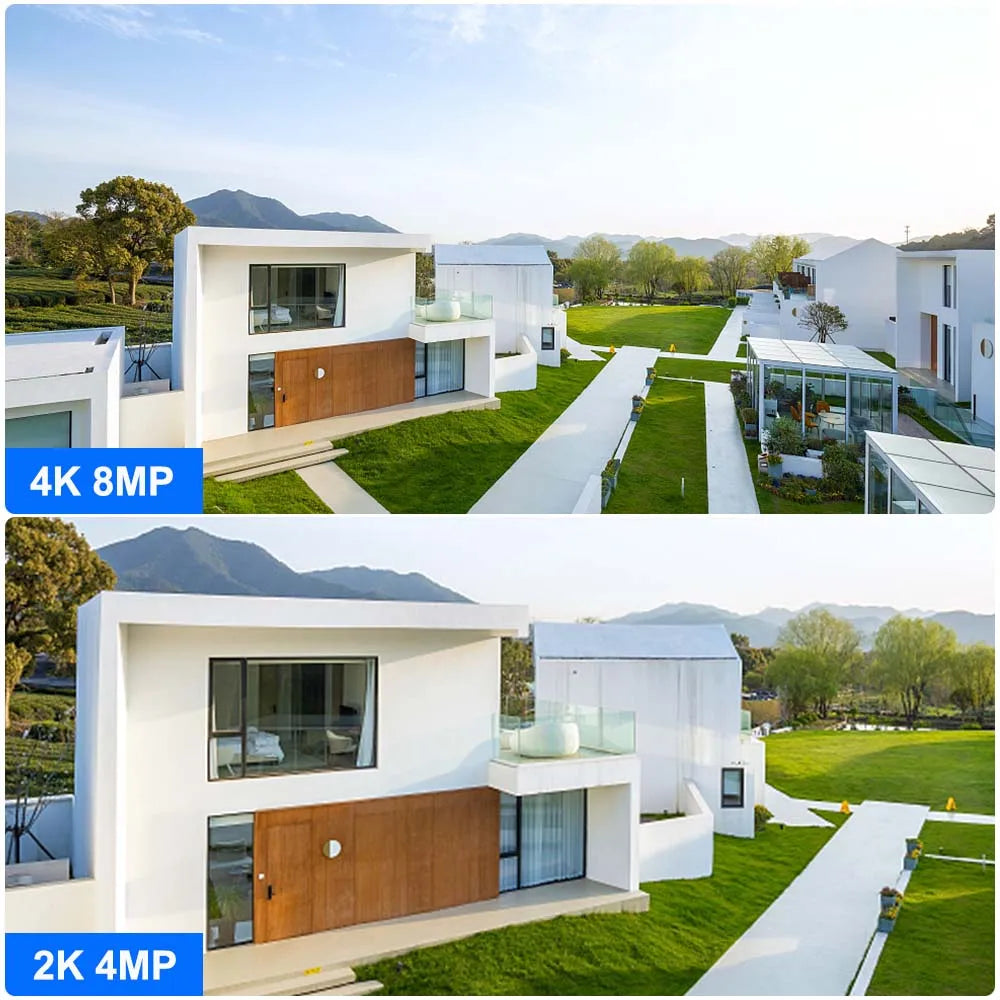 8MP 4K Solar Security Camera