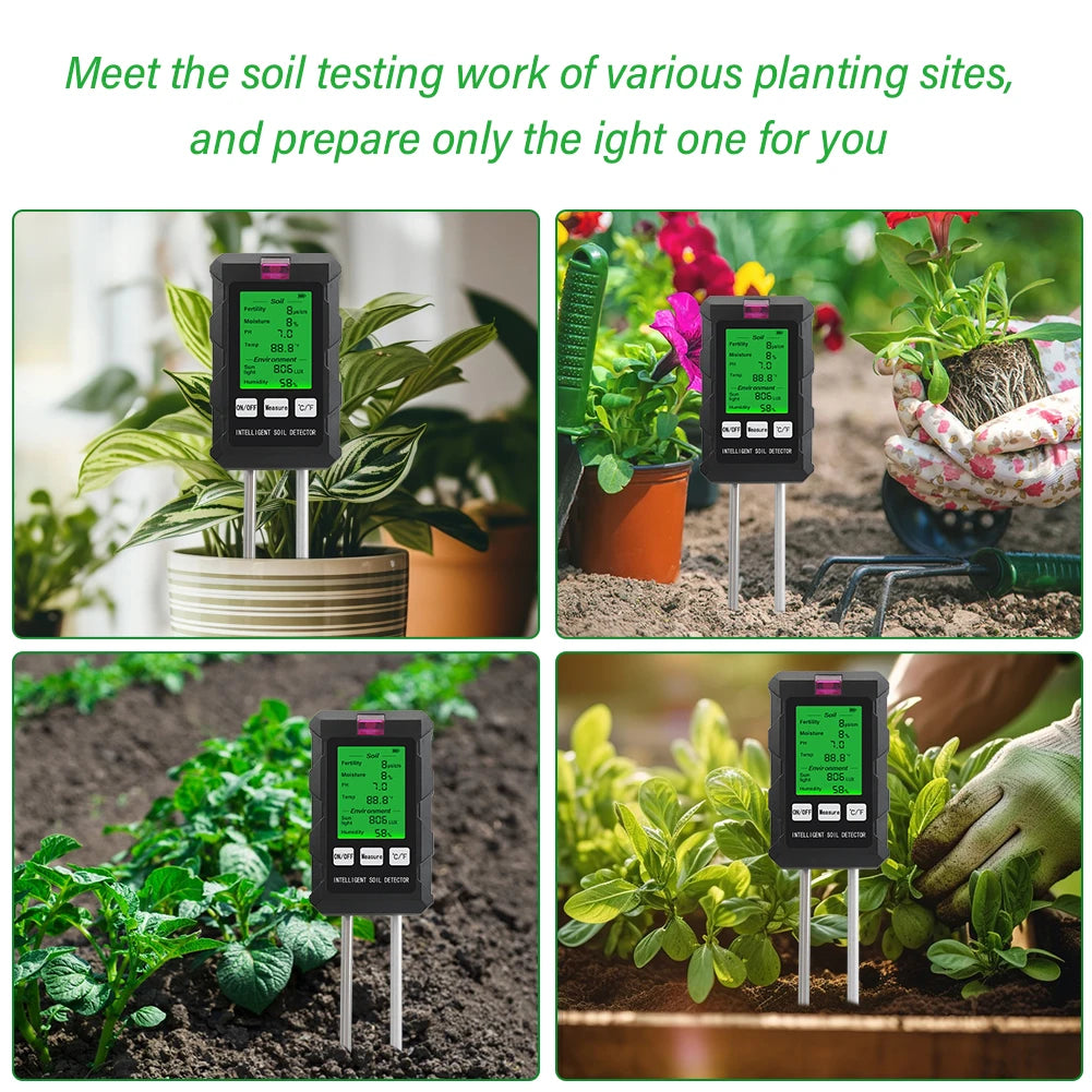 Digital 6-in-1 Soil Tester Meter