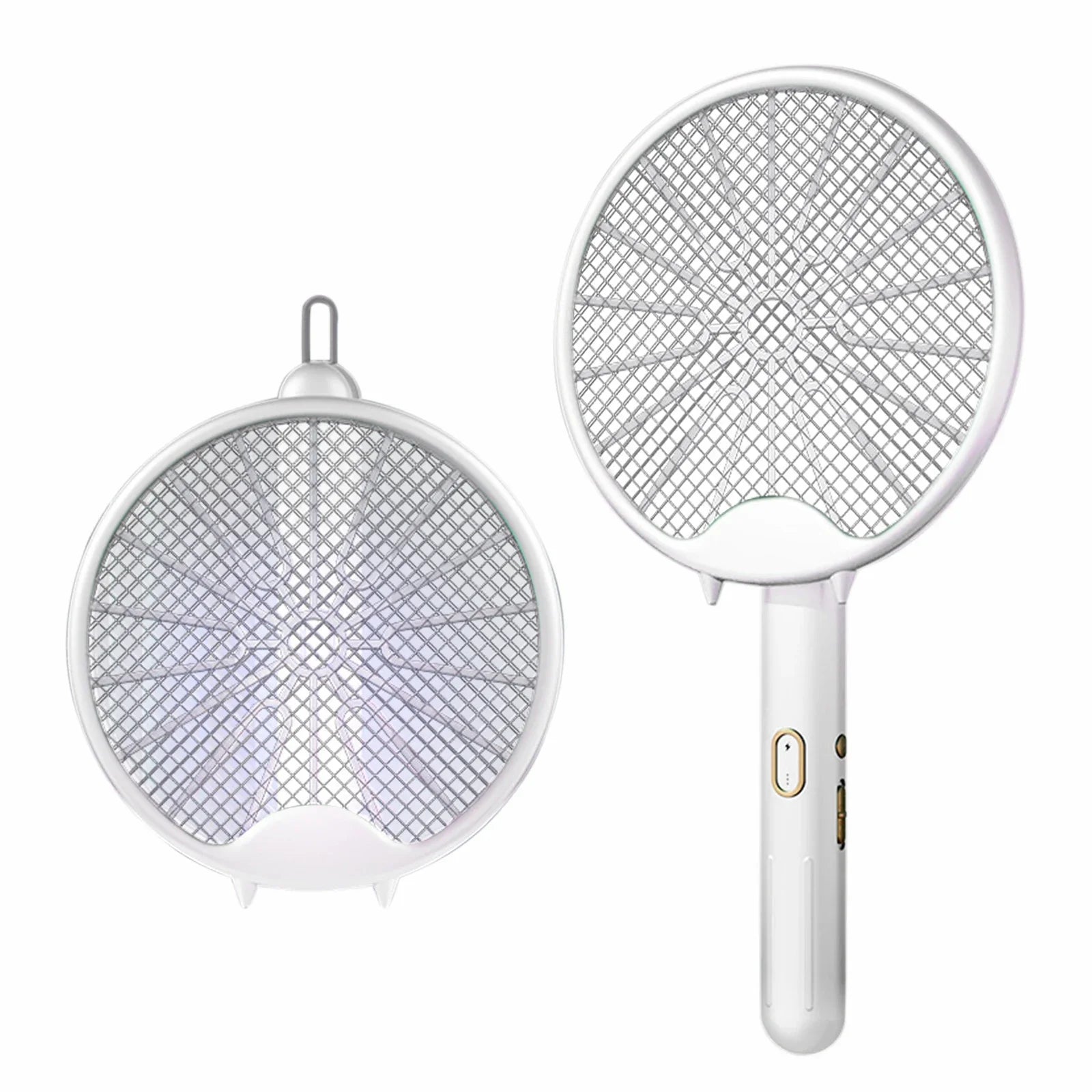 USB Foldable Electric Fly Swatter with UV Light