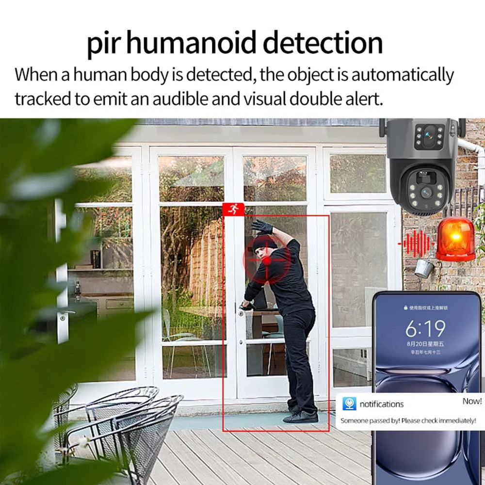 8MP 4K Solar Security Camera