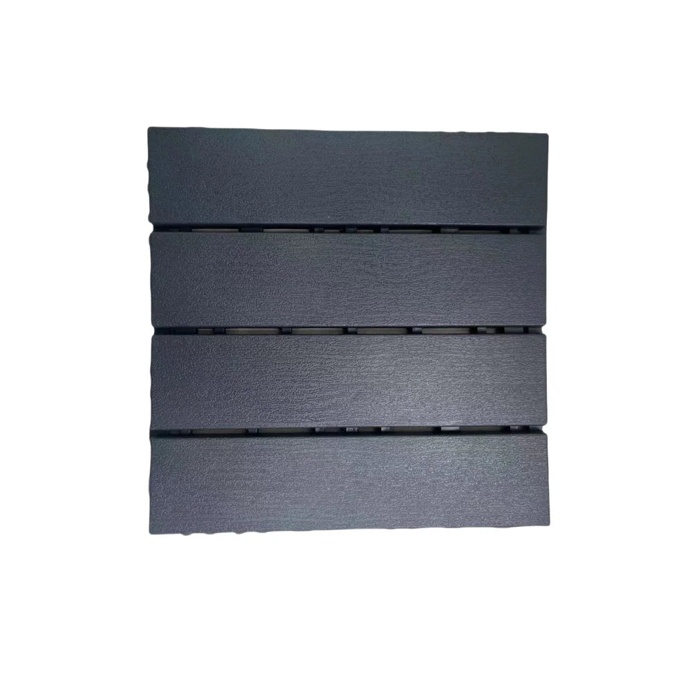 36-Pack Plastic Interlocking Deck Tiles (12"x12")