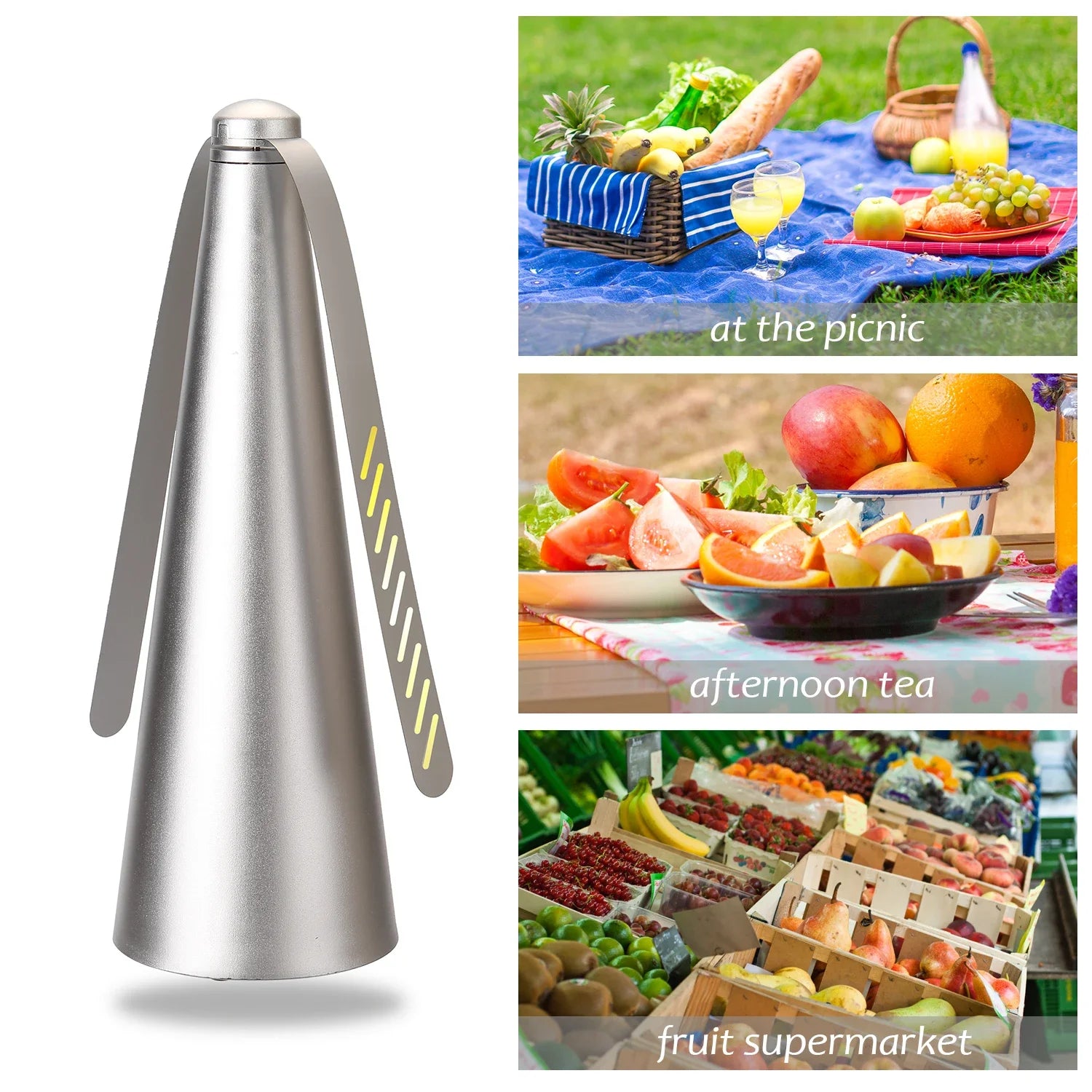 Portable Fly Repeller Table Fan – USB/AA Powered Insect Deterrent for Indoor & Outdoor Use