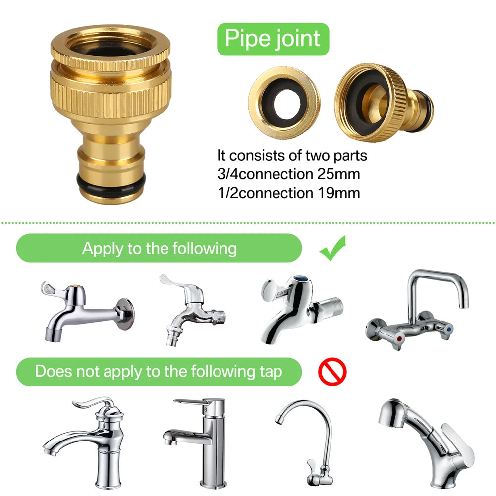 Expandable Garden Water Hose – High-Pressure PVC with Double Metal Connectors