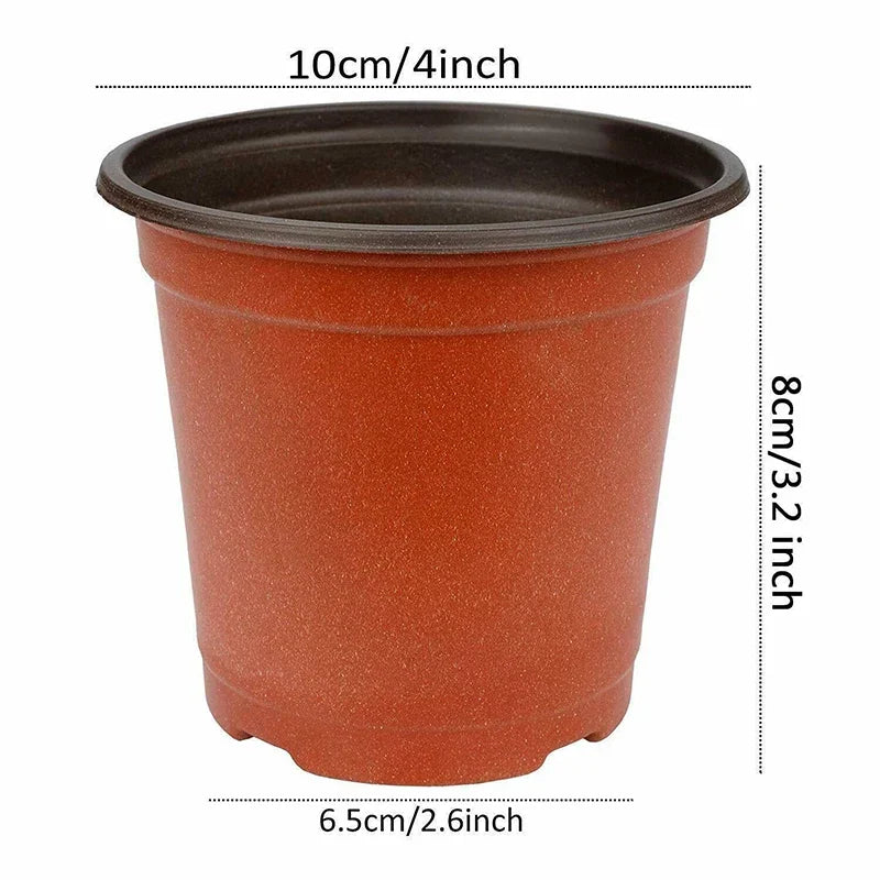 75pcs Flexible Nursery Seedling Pots for Succulents & Plants