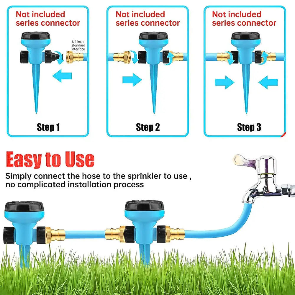 360° Auto Rotation Garden Sprinkler