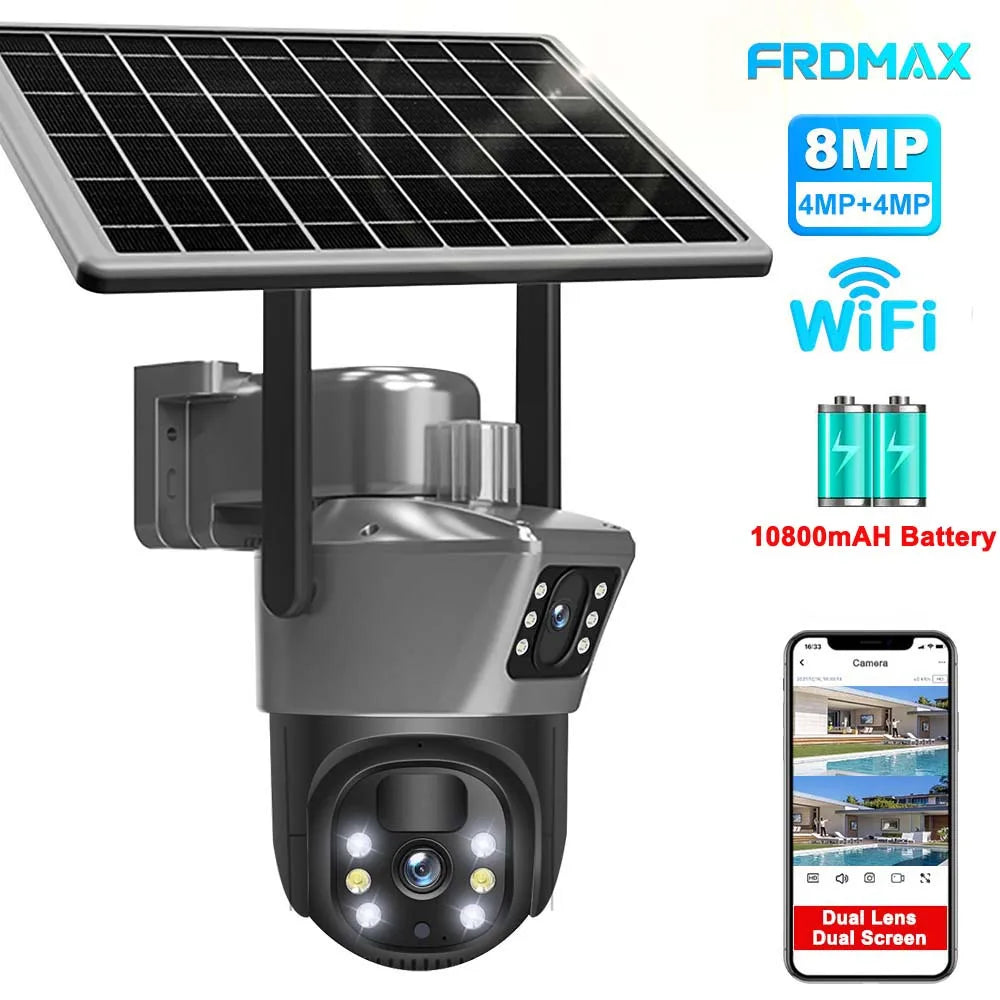 8MP 4K Solar Security Camera