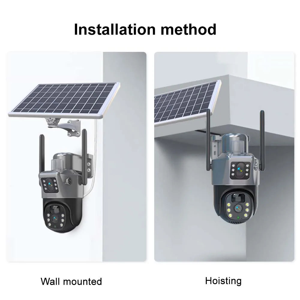 8MP 4K Solar Security Camera
