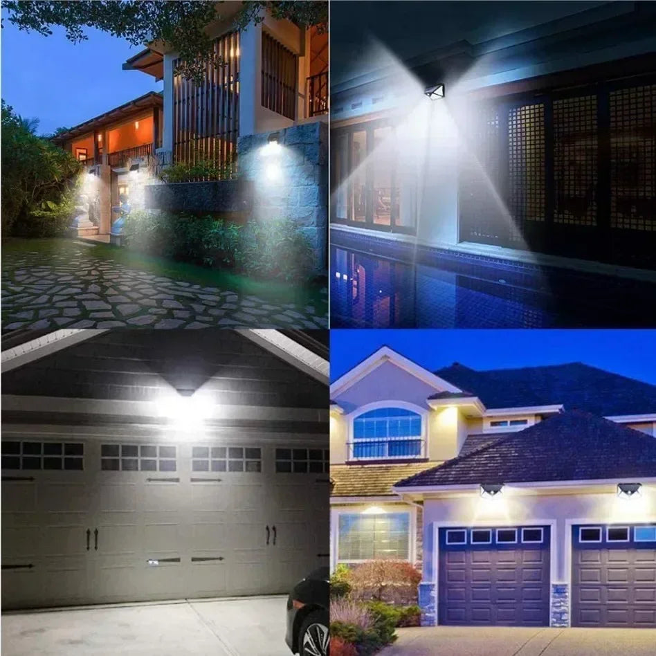 LED Solar Motion Sensor Outdoor Garden Light