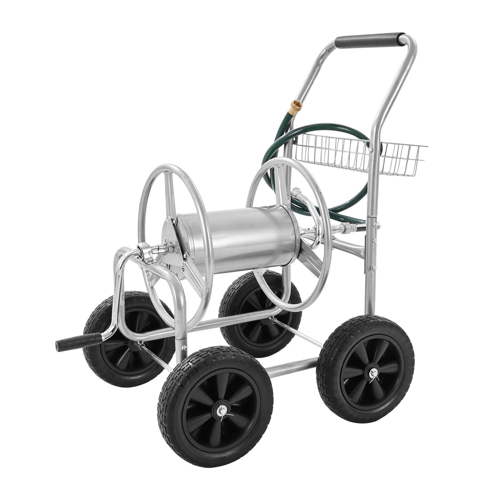 VEVOR 250ft Heavy Duty Steel Hose Reel Cart