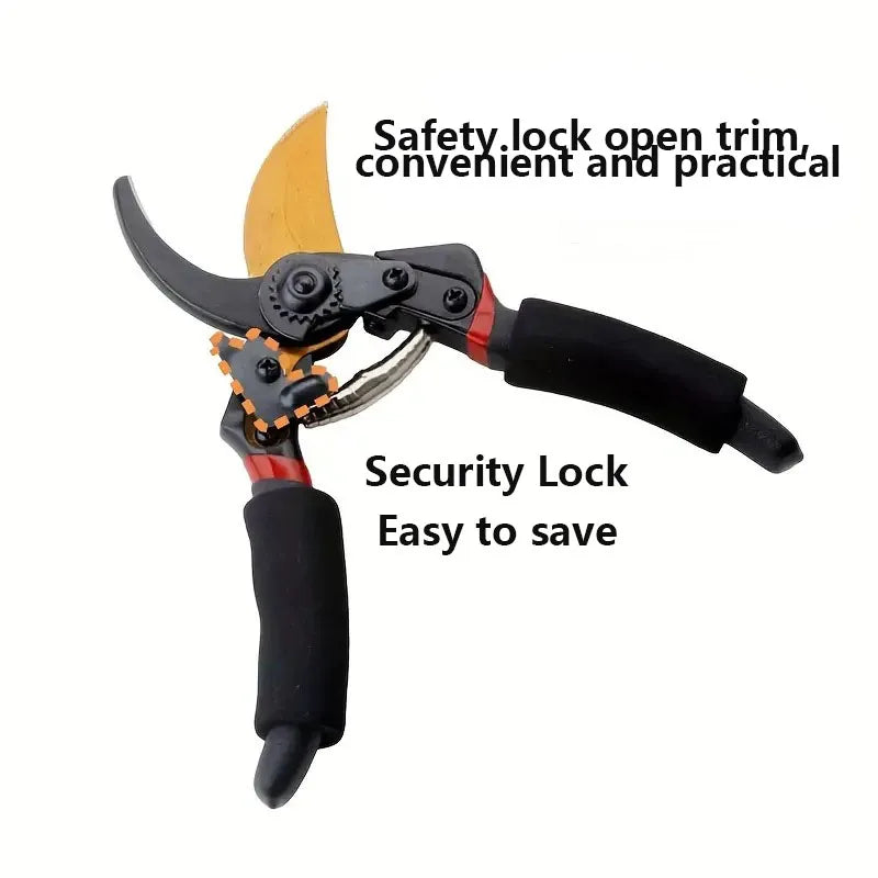 Garden Pruner Shears with SK5 Steel Blade