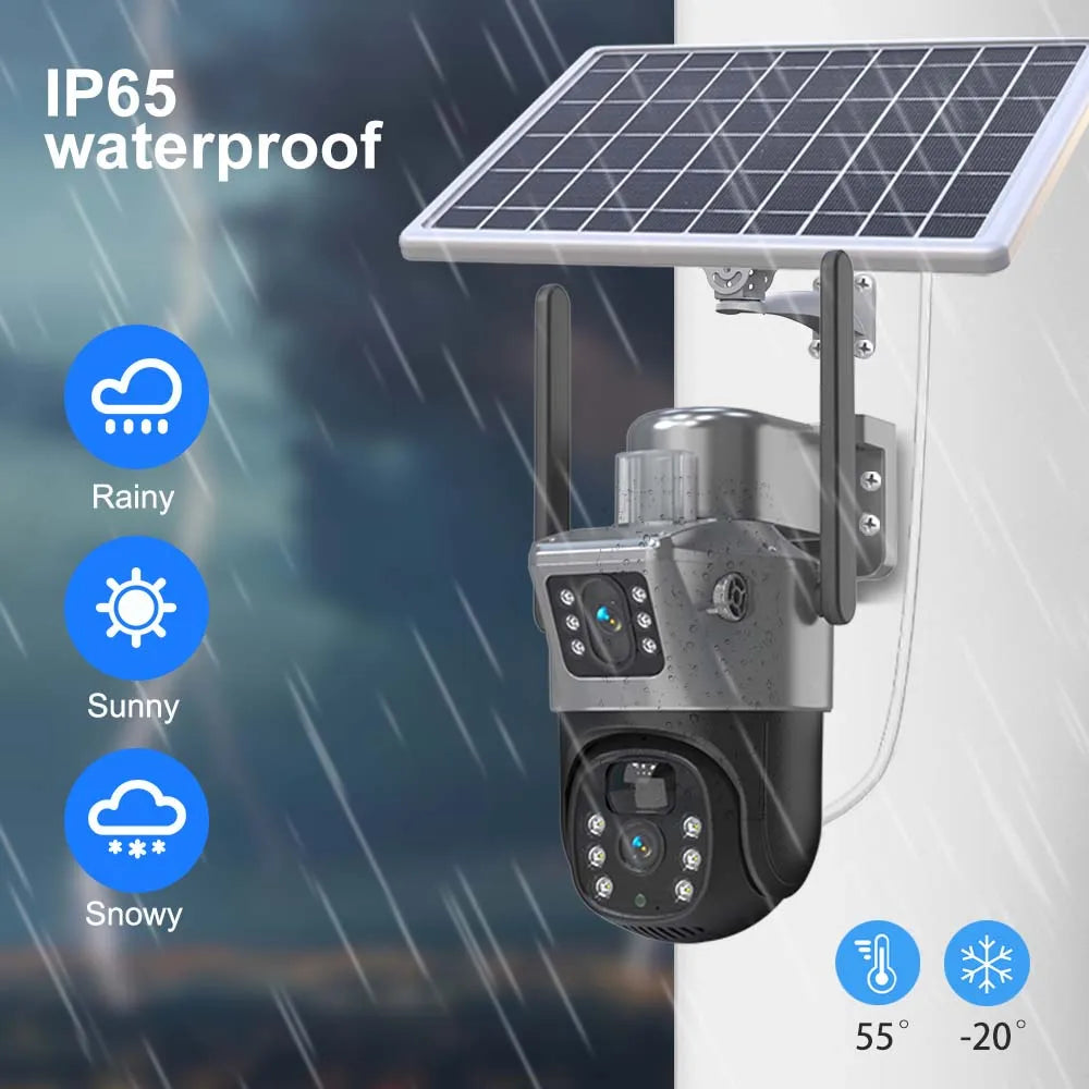 8MP 4K Solar Security Camera