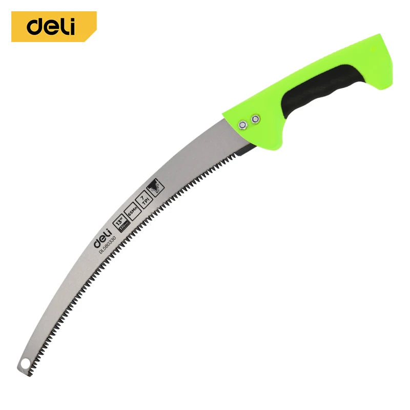 Deli 13" Curved Hand Saw – Green