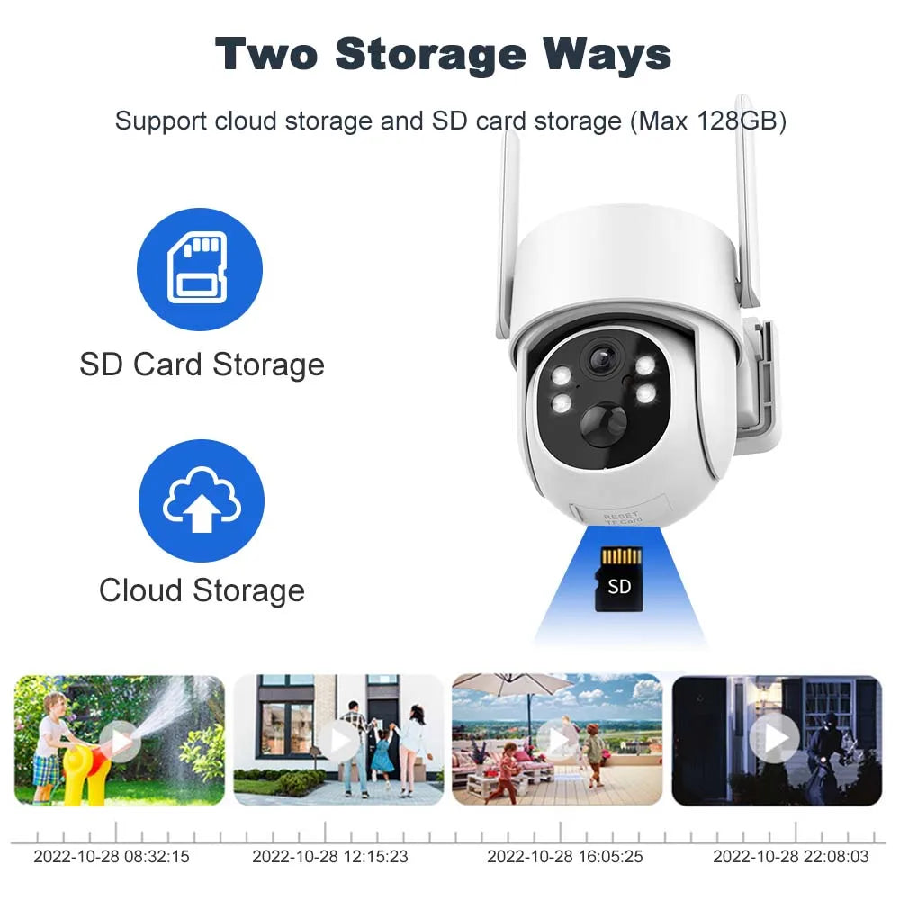 8MP 4K Solar Security Camera