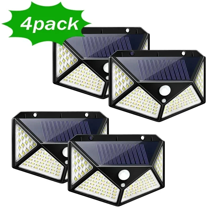 LED Solar Motion Sensor Outdoor Garden Light