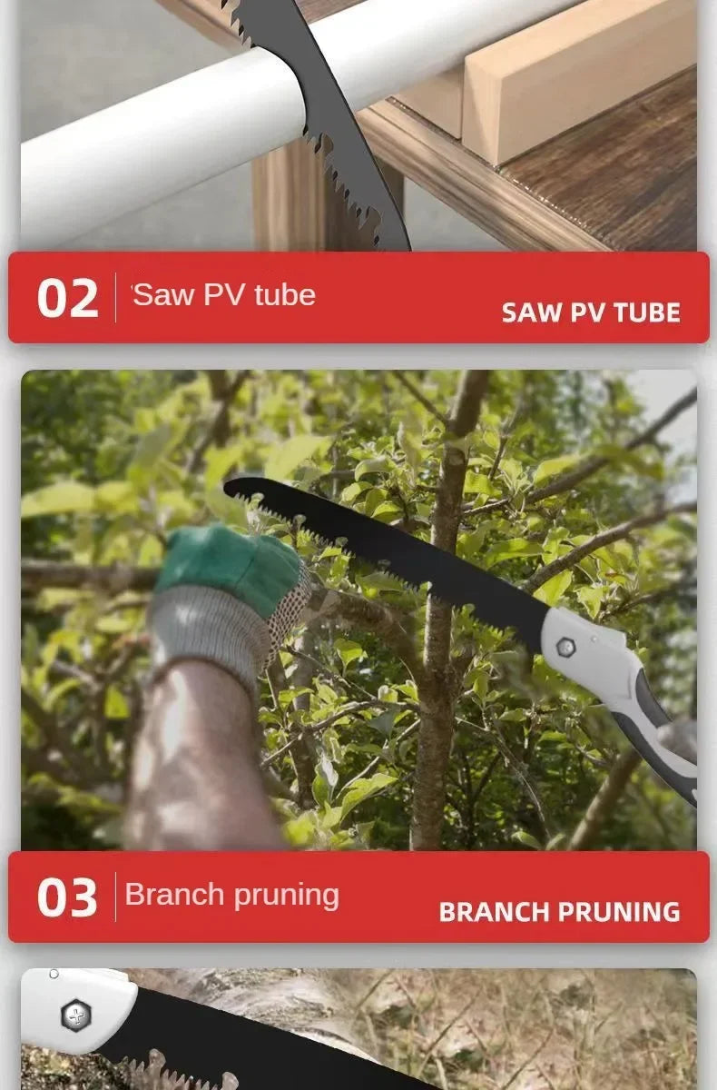 Folding Garden Saw – Portable Pruning & Logging Tool