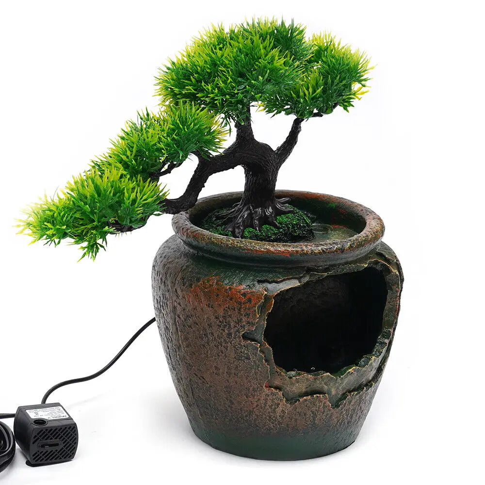 Desktop LED Zen Waterfall Fountain