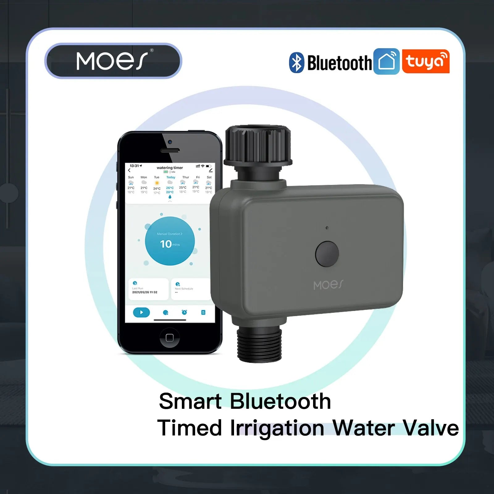 Moes Smart Tuya Bluetooth Water Timer