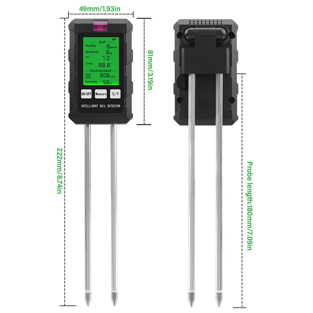Digital 6-in-1 Soil Tester Meter