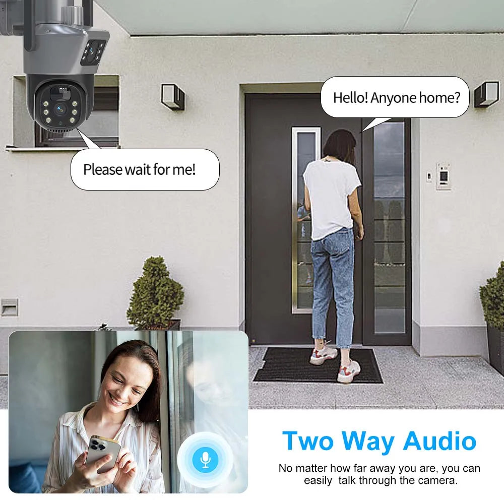 8MP 4K Solar Security Camera