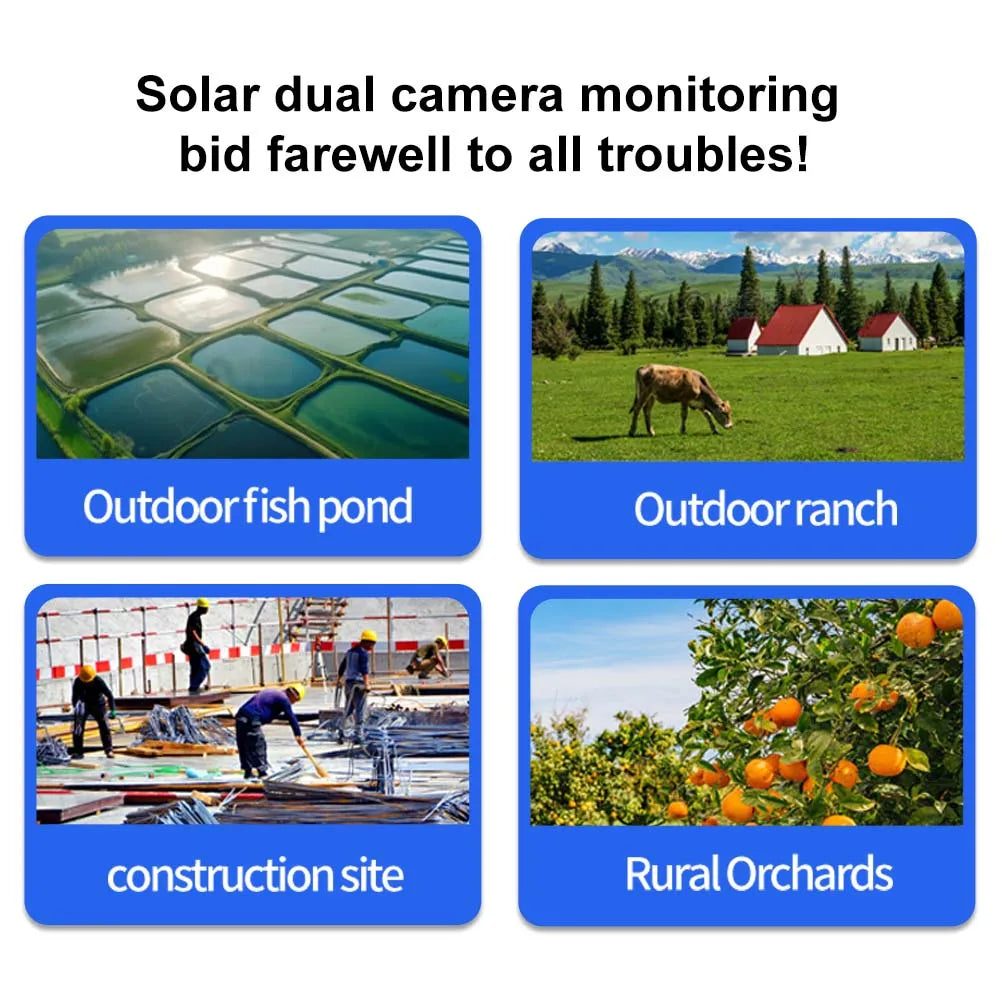 8MP 4K Solar Security Camera