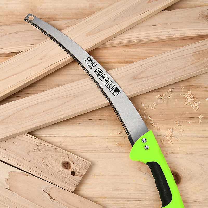 Deli 13" Curved Hand Saw – Green