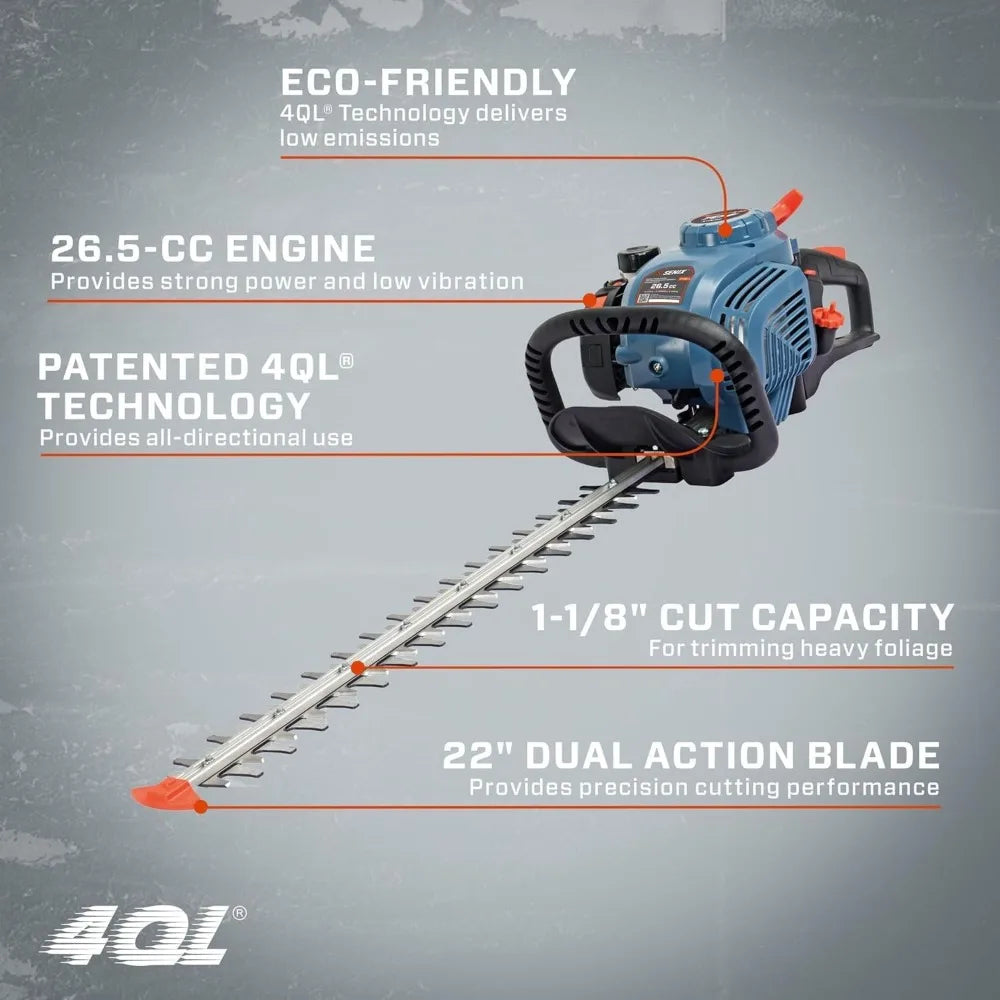 4QL 26.5cc 22" Gas Hedge Trimmer