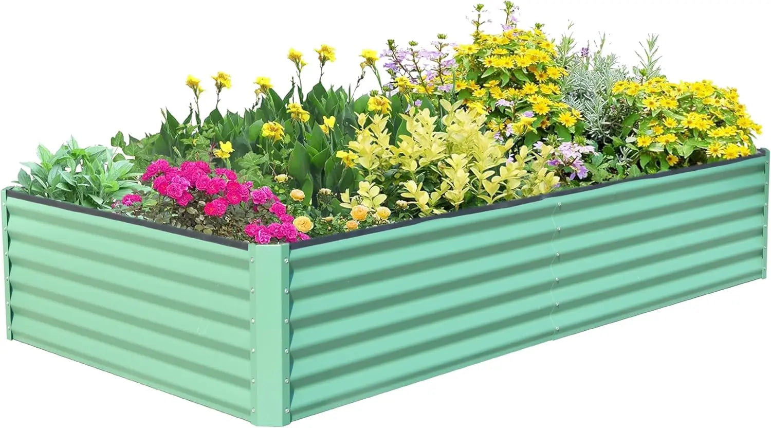 Domi Galvanized Large Raised Garden Bed
