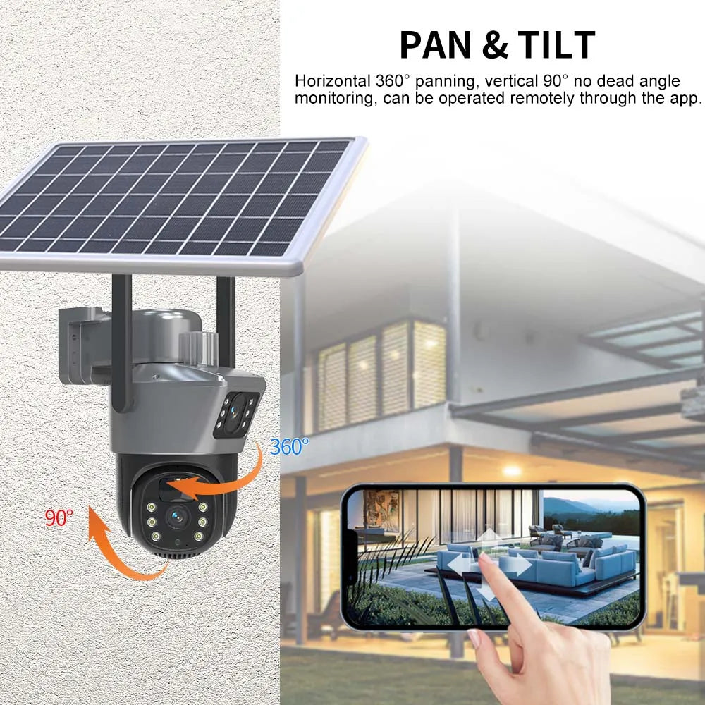 8MP 4K Solar Security Camera